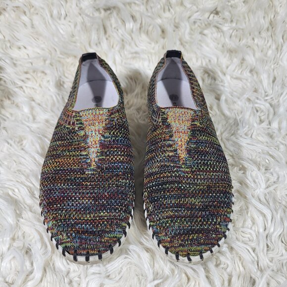 ERIC MICHAEL Lucy Tan Mosaic Slip On Size 37 EU / 6.5 - 7 US - Picture 2 of 9